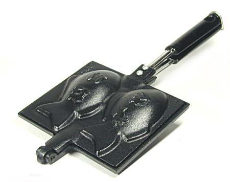 岩鋳・たい焼き器 今川焼器 ワッフルセット／本場盛岡南部鉄器