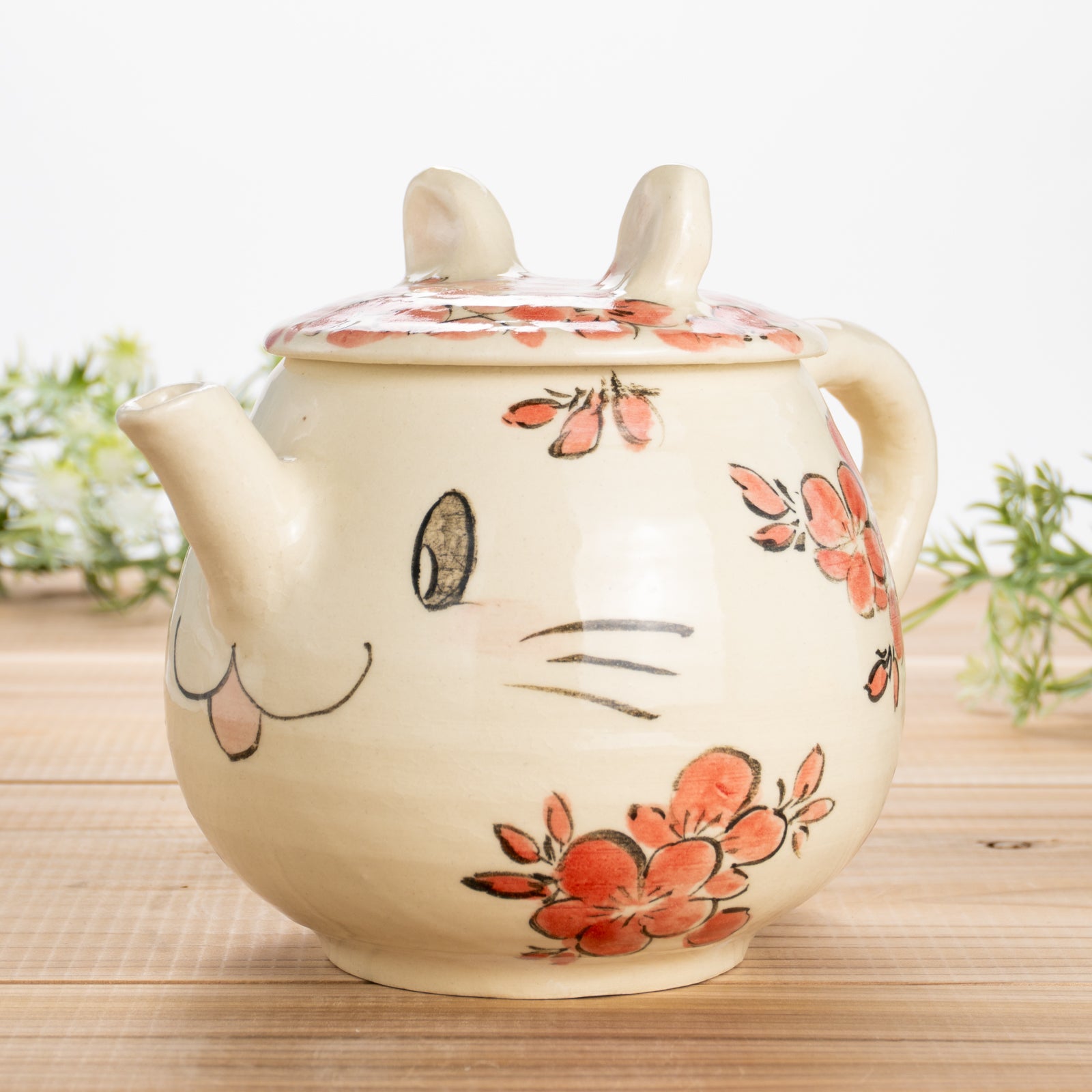 京都 清水焼】ティーポット ねこちゃん 工房咲良｜コトポッター