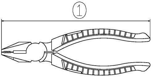 Side cutting pliers (for only overseas market) ZP - Cutting pliers