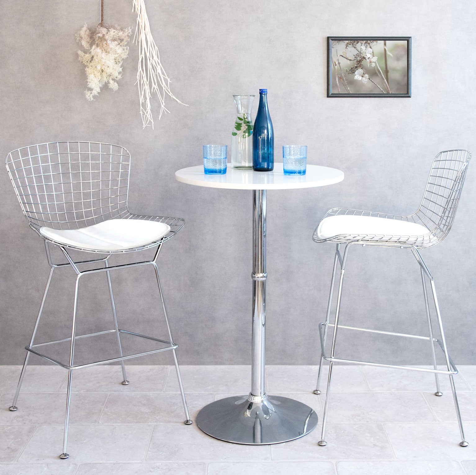 ワイヤーハイスツール（ハリー・ベルトイア） – NANASAI ONLINE STORE