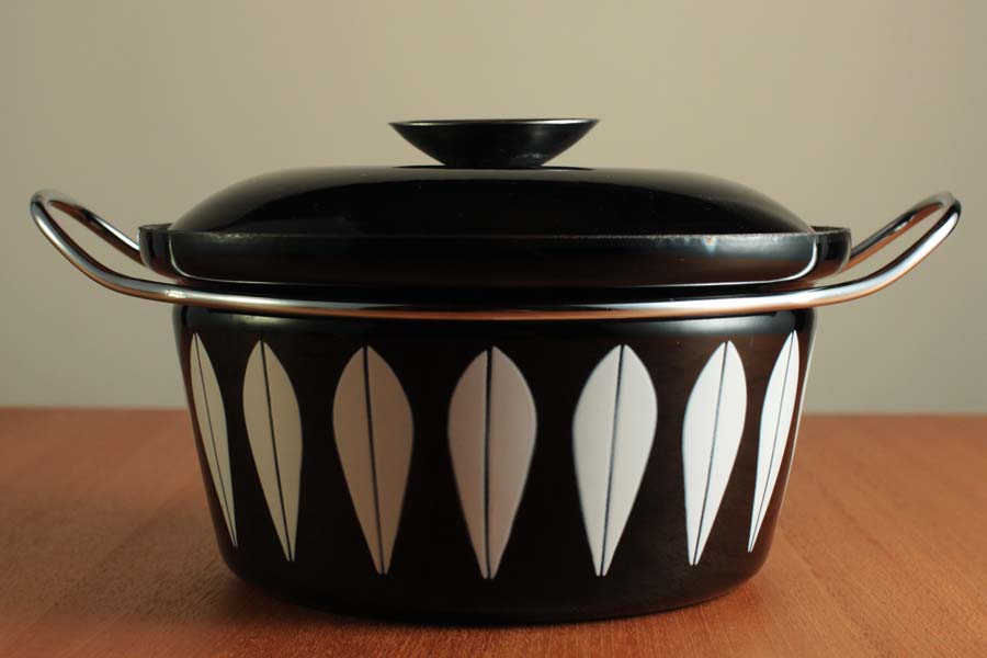 キャサリンホルム ロータス 黒 両手鍋 / Catherineholm Lotus Black Pot #1