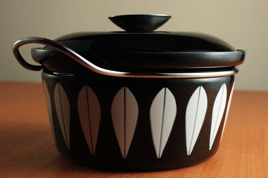 キャサリンホルム ロータス 黒 両手鍋 / Catherineholm Lotus Black Pot #1