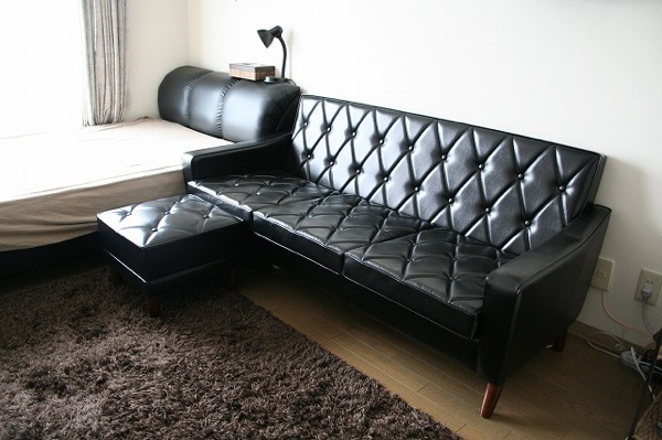 カリモク ロビーチェア 3シーター ブラック ロビーチェア3シーター