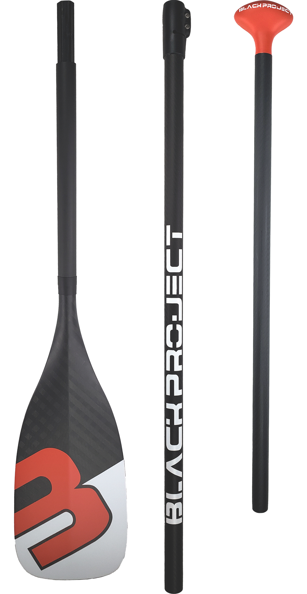 Black Project OHANA Large Size Adjustable 3 Piece 60% Carbon SUP