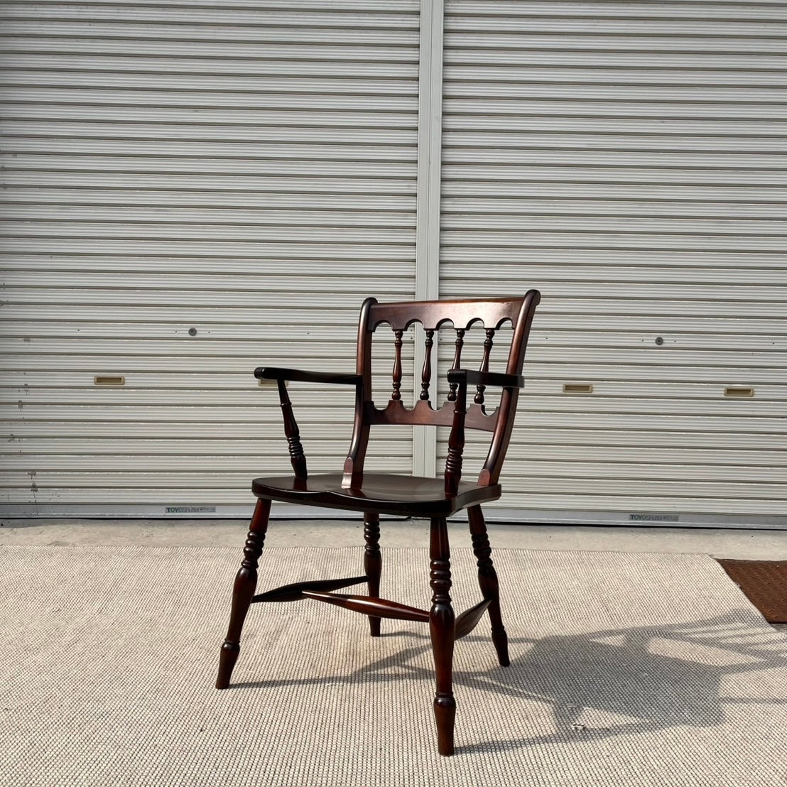 松本民芸家具 A型 ワイコム アームチェア ダイニングチェア 中古 国産