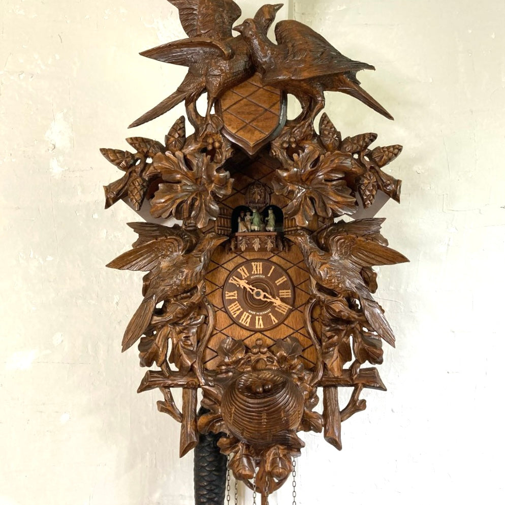 アントン・シュナイダー / Anton Schneider 鳩時計 振り子時計 機械式