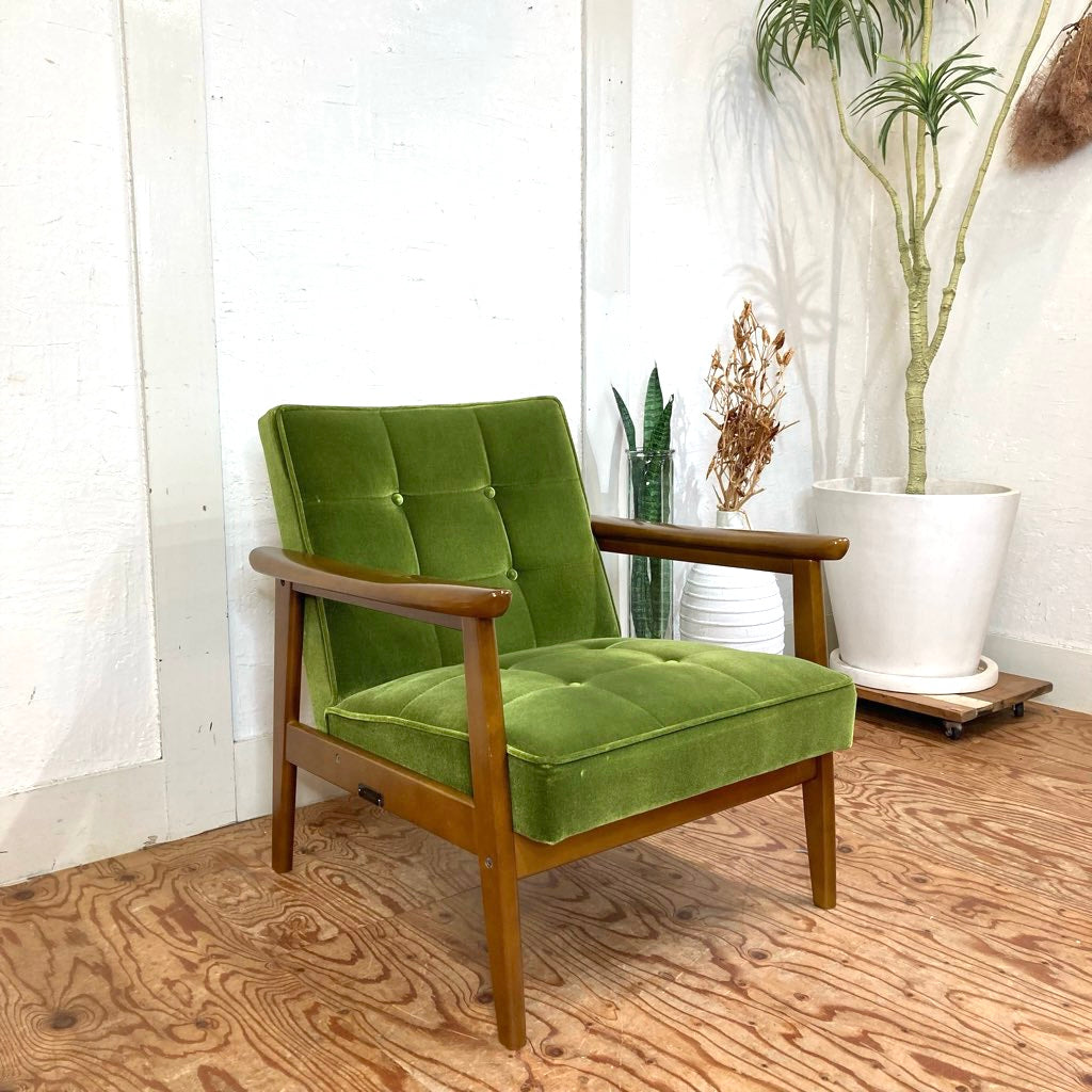 カリモク60 / karimoku Kチェア アームチェア モケットグリーン 1