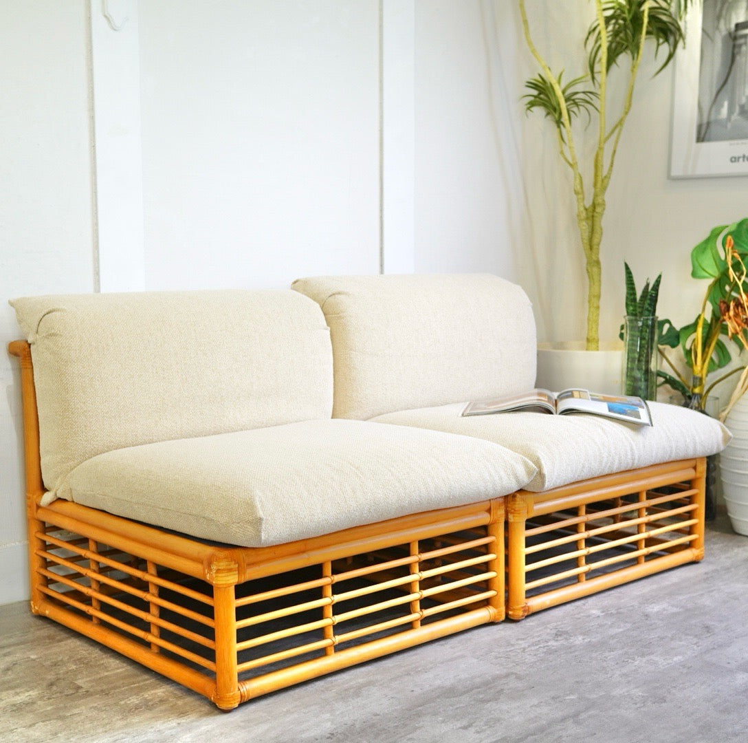 カサブランカ / CASABLANCA カデンザ / CADENZA アームレス 2Pソファ 2