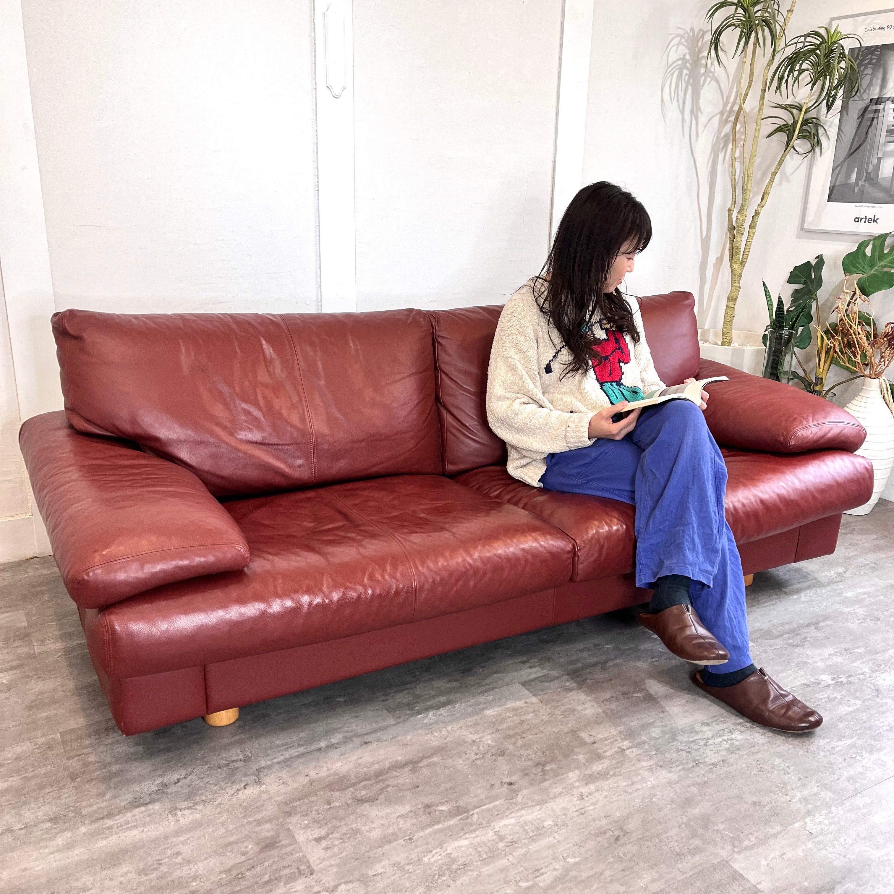 エルポ / erpo マルネ / Marune ソファ 3人掛け 本革 中古 モダン 高級