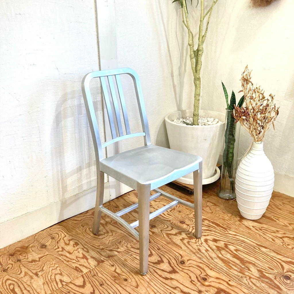 エメコ / EMECO 1006ネイビーチェア 1006NAVY CHAIR 中古 アルミ 軽量