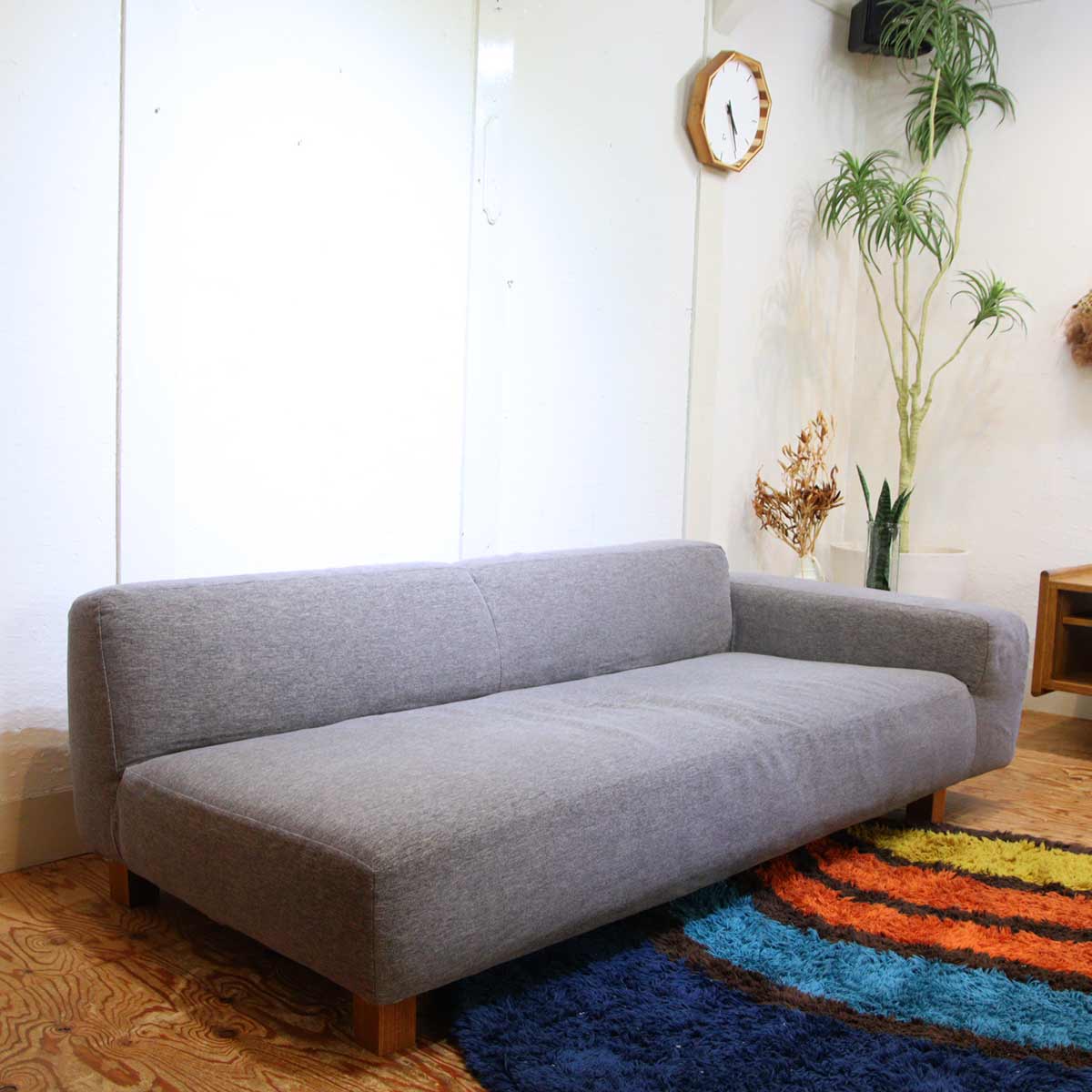 ノイエス / NOYES Decibel C4 ワイド 3人掛け 3P 片ひじ ソファ 中古