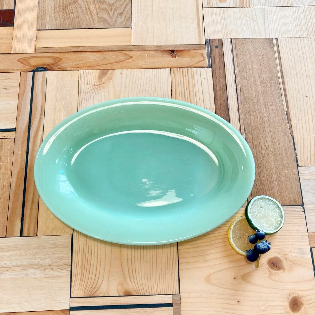 Fire-king ジェダイ フットボール オーバル プレート ファイヤーキング