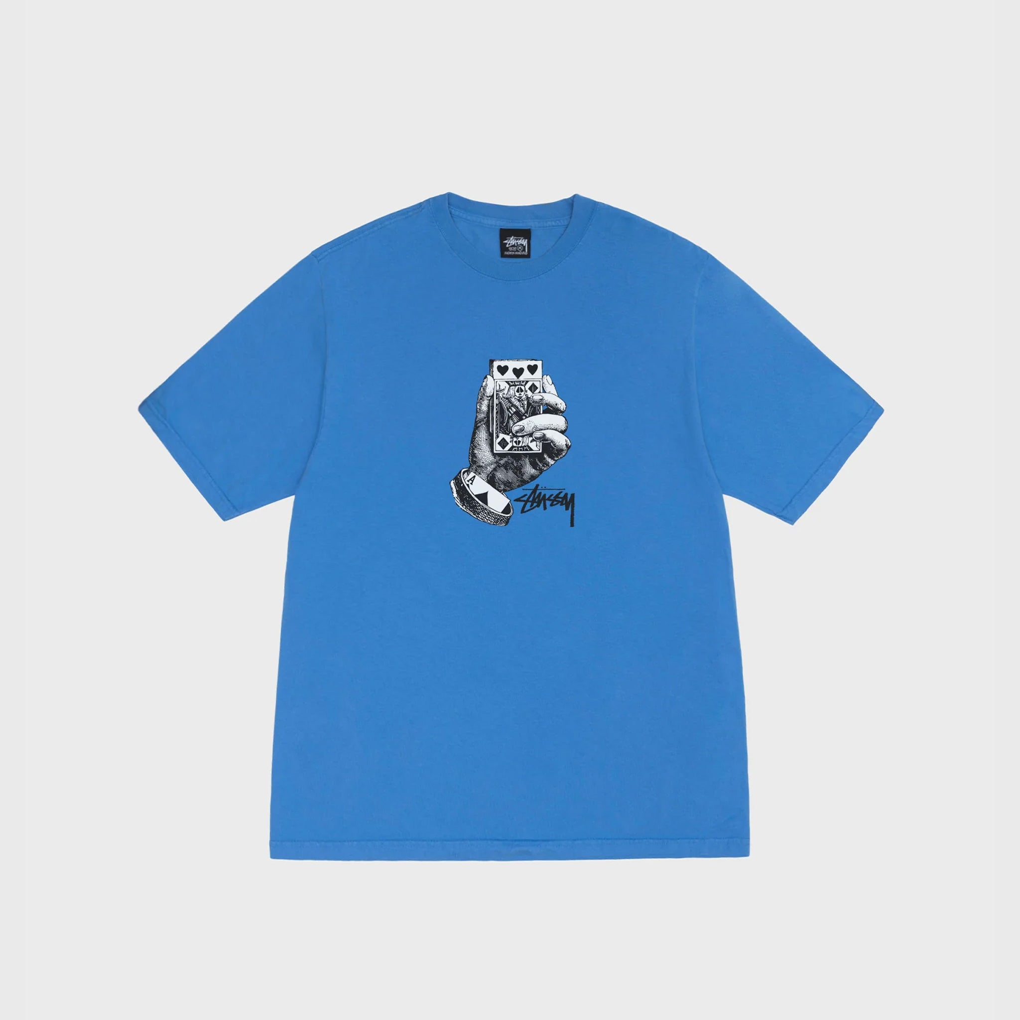 Stussy - All Bets Off Pigment Dyed Tee - Blue | available at LCD