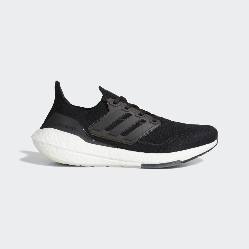 adidas ULTRABOOST 21 Shoes - Core Black | Men's – stripe 3 adidas