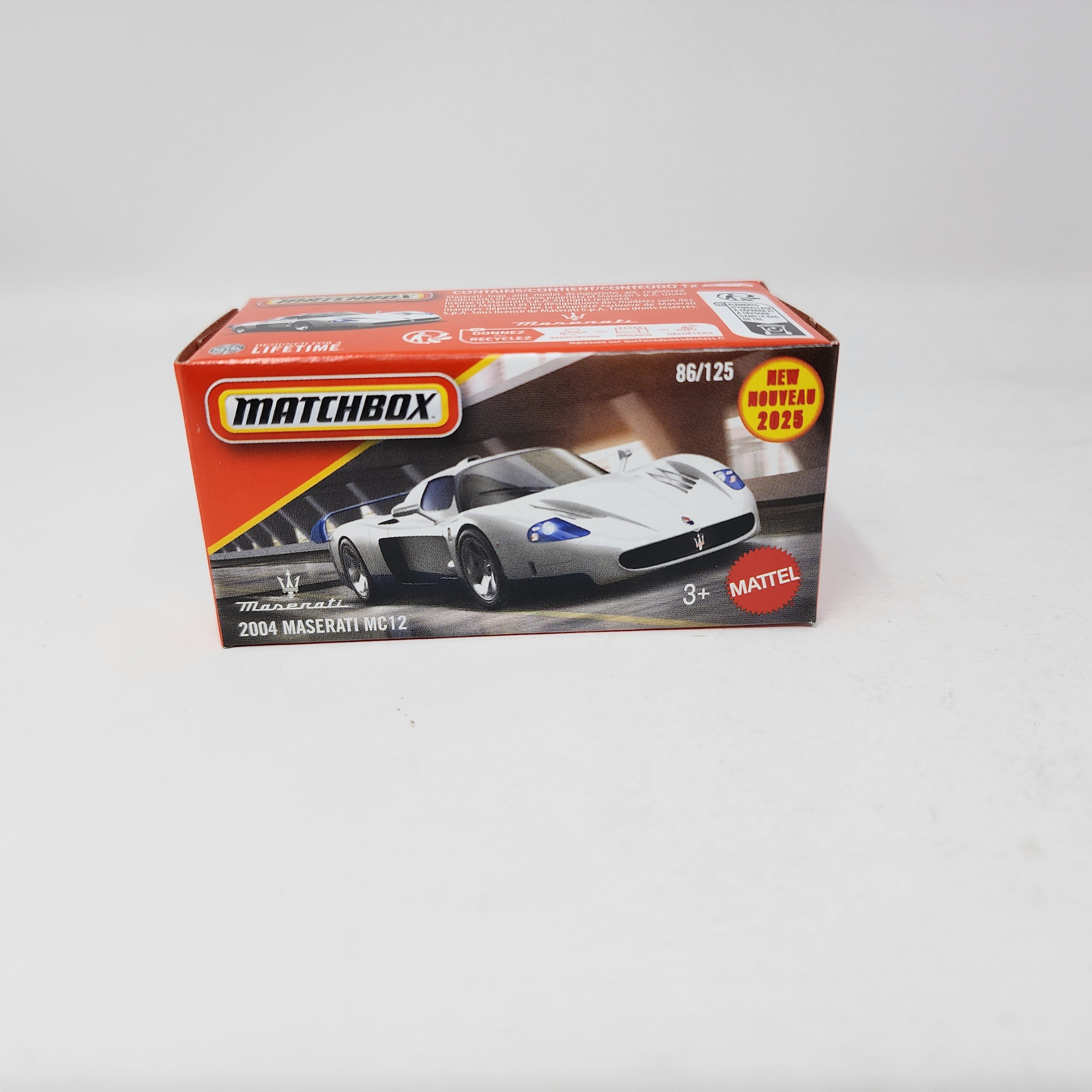 2004 Maserati MC12 #86 * 2025 Matchbox Power Grabs Case H