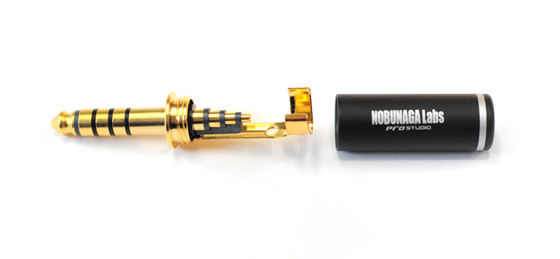 4.4/5 plug :: NOBUNAGA Labs pro studio :: 4.4mm5極バランスプラグ