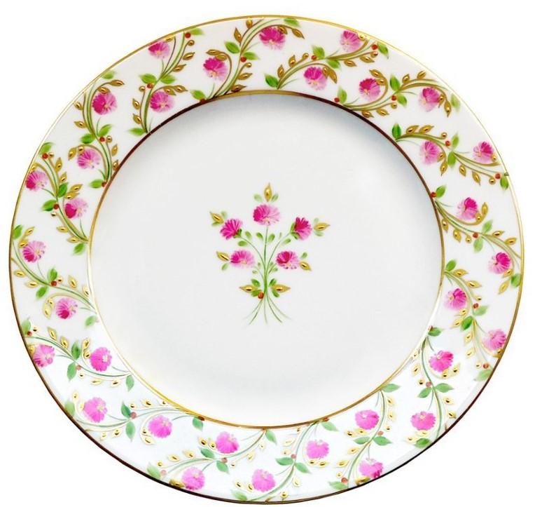 ロールセリニャック リモージュ エンパイヤコレクション 金彩葉柄 小皿