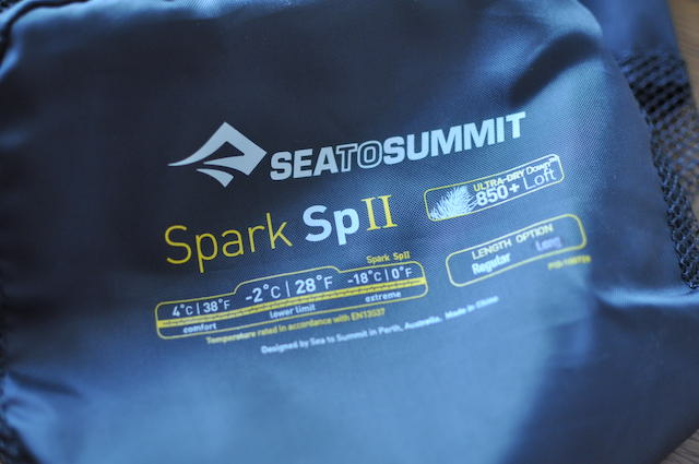 SEA TO SUMMITの寝袋｜Spark SpⅡの導入