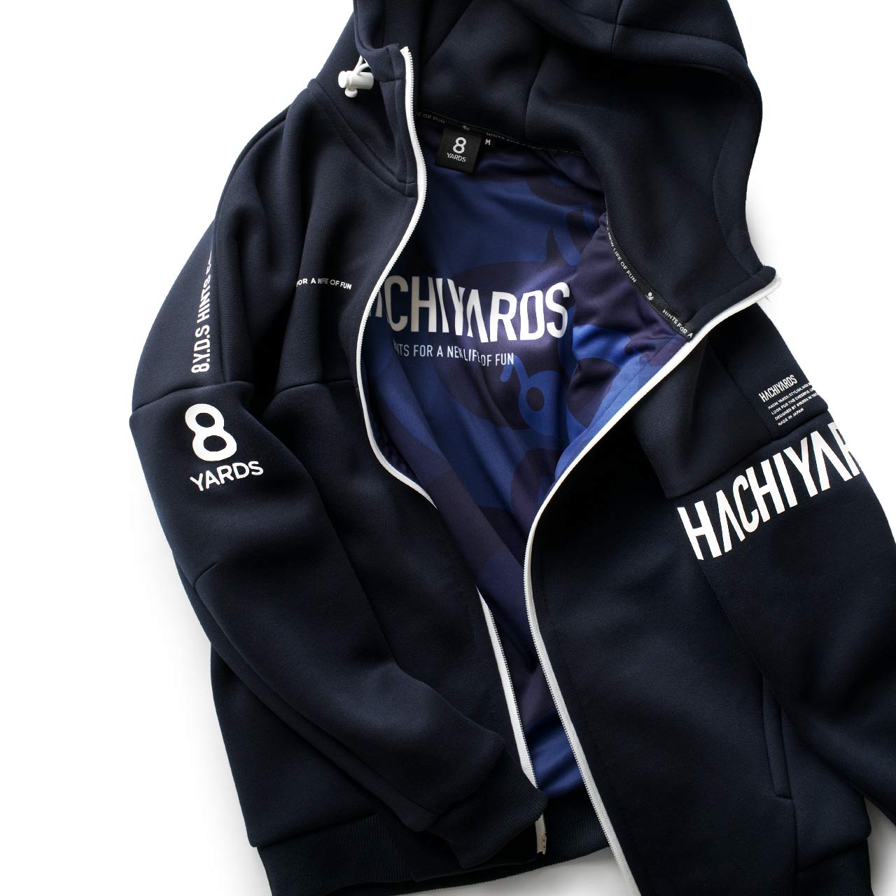 8YARDS / Tagline Hoodie 2G | DarkNavy