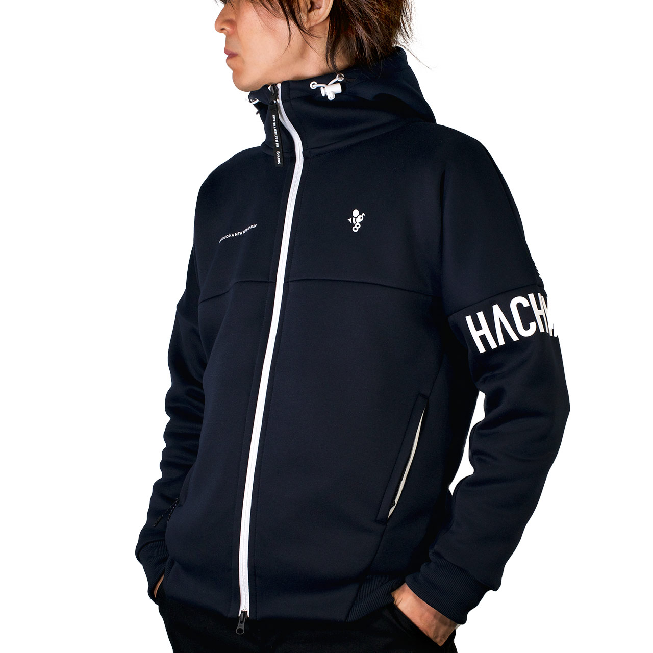 8YARDS / Tagline Hoodie 2G | DarkNavy