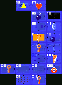 ゼルダの伝説1 攻略／表ゼルダ 簡略版 - 01Nintendo