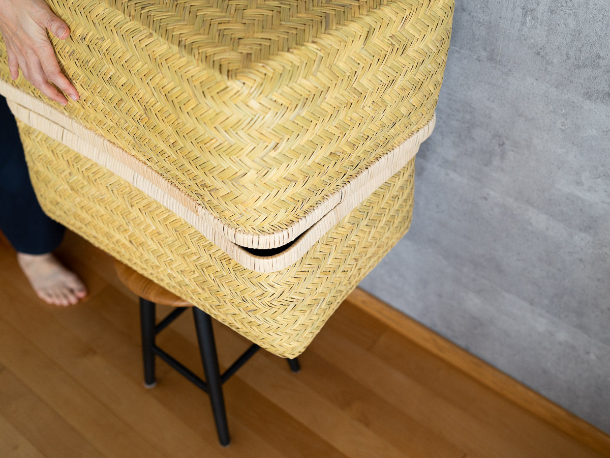 収納と整理に使えるすず竹の行李 – 市川籠店 | 1basketry