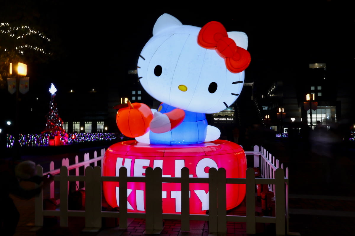 ハローキティ＆しまじろうが共演！多摩センターイルミネーション2025