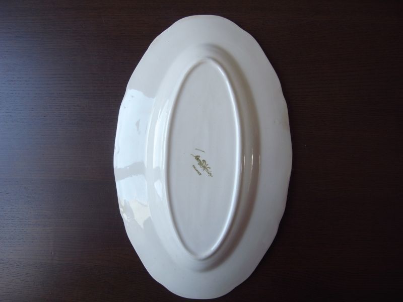 サルグミンヌ 花リム オーバルラヴィエ アンティーク - テーブルB