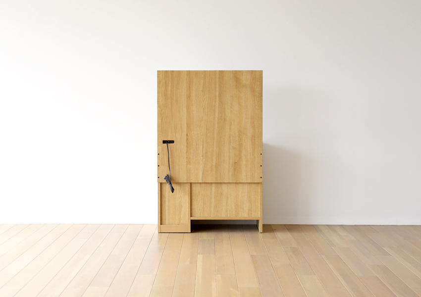 レッチェ80ドレッサー (スツール付) OAK(W80×D44.5×H125cm)税込