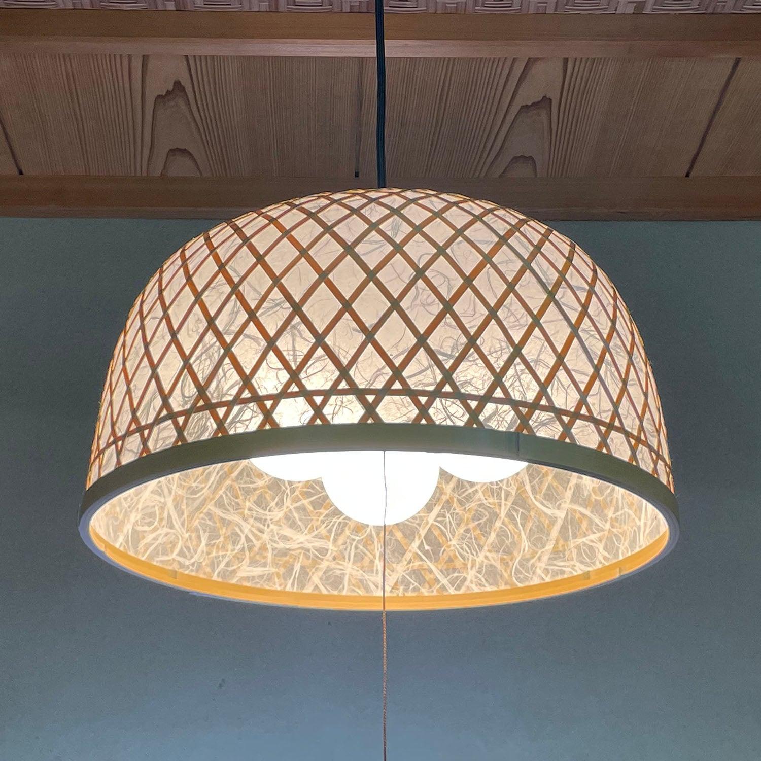 ドーム | 竹細工照明 ペンダントライト – 竹良 - 竹細工照明 -