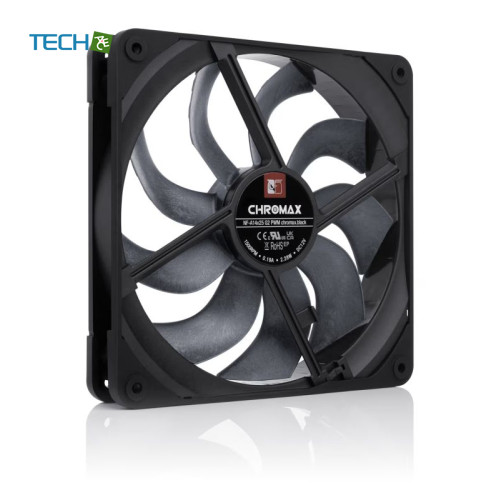 Noctua NF-A14x25 G2 PWM chromax.black｜次世代140mmファン｜高静圧