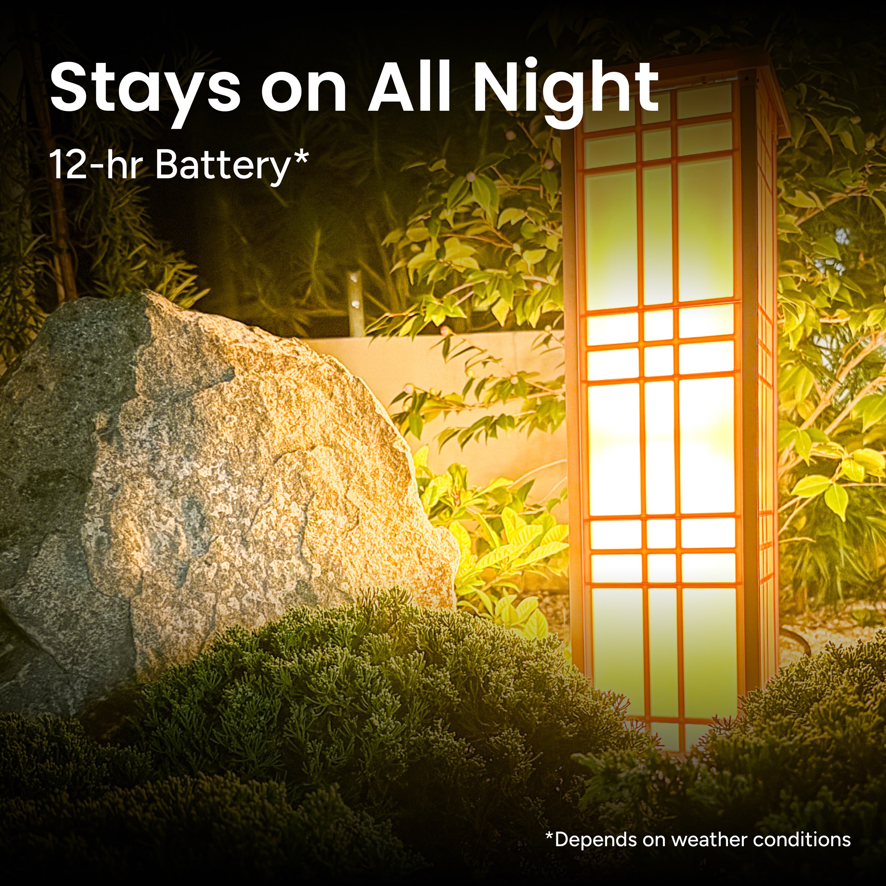 Solar-Powered Japanese Garden Lights: Beautiful Outdoor Lighting