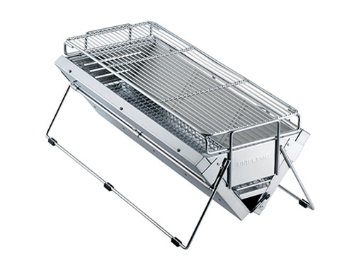 ユニフレーム ユニセラTG-Ⅲ ロング対応グリルプレート：バーベキュー