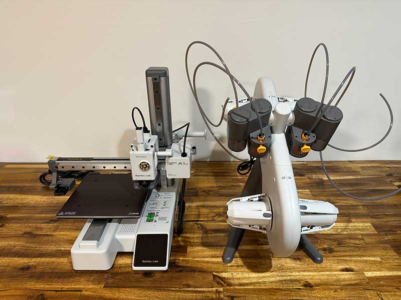 Bambu Lab A1 mini 3D printer review - 4 color printing is awesome