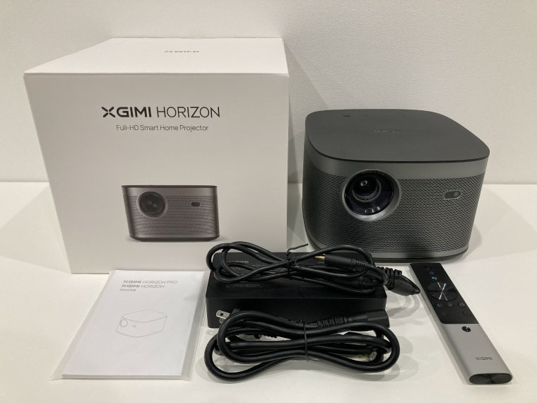 XGIMI HORIZON実機検証！】壁とプロジェクタースクリーンの映り方徹底