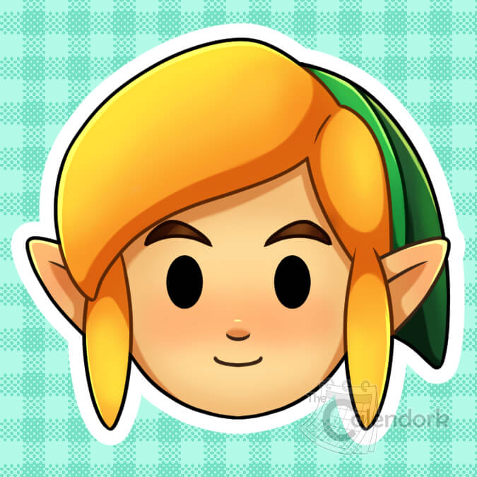 LOZ Link Sticker – The Calendork