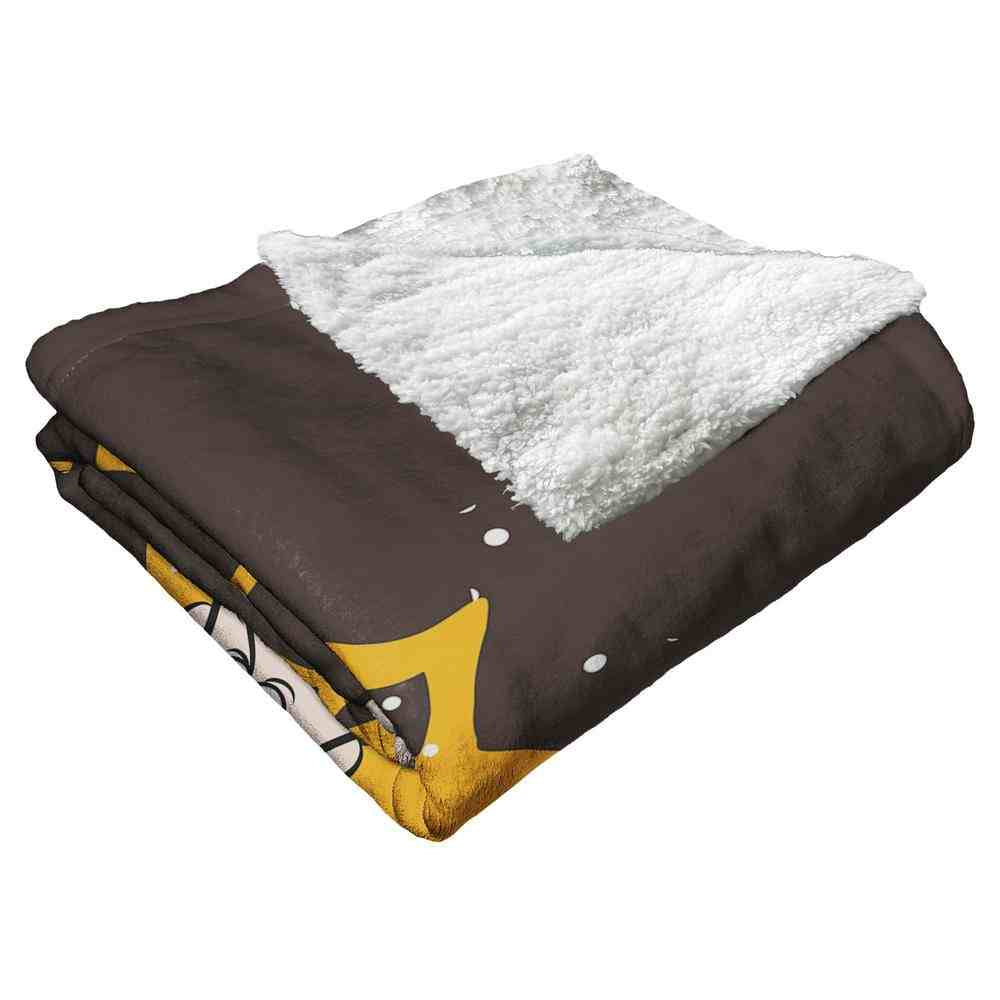 MLB San Diego Padres Mascot Silk Touch Sherpa Throw Blanket 50x60 Inch