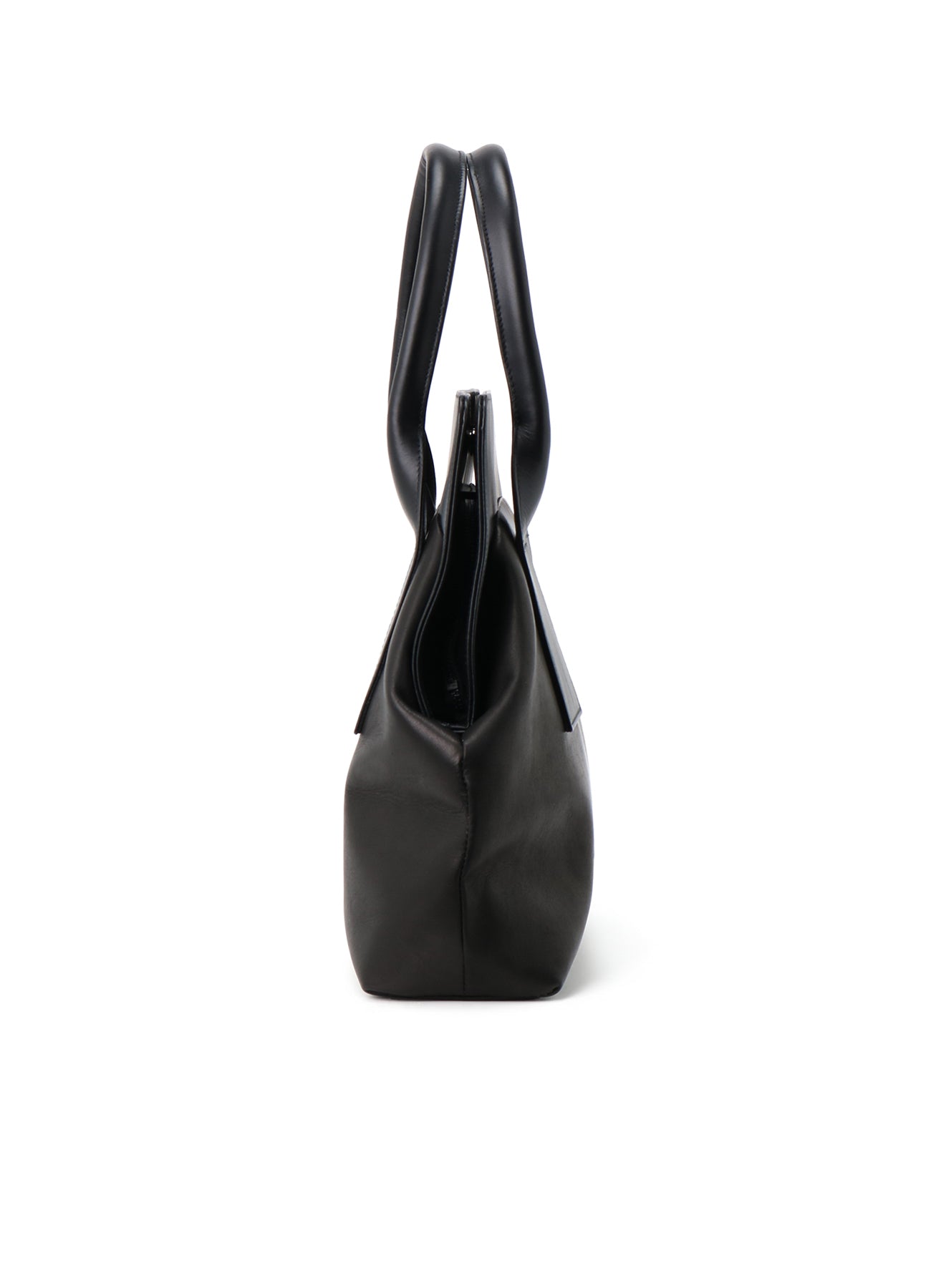 SMOOTH LEATHER COMBINATION CLASP BAG (L) – THE SHOP YOHJI YAMAMOTO