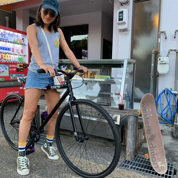 富山 ピストバイク トリックも出来て街も流せる サブロサ完成車