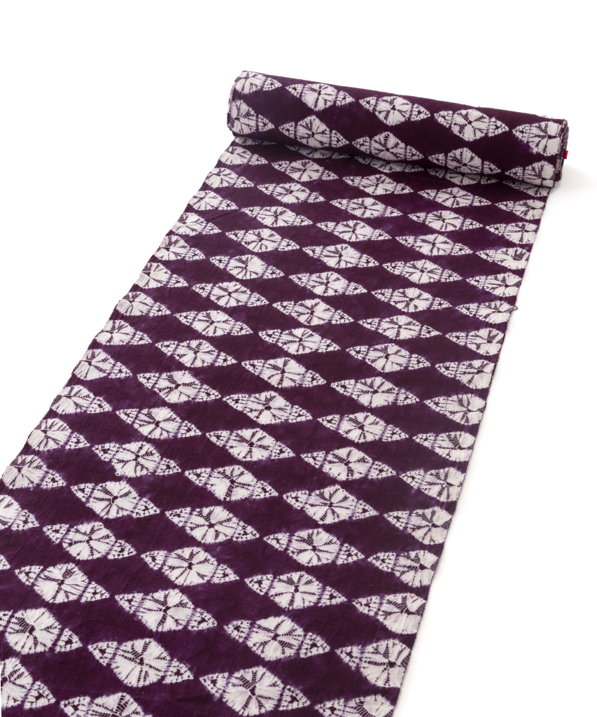 草紫堂製 南部紫根染 綿着尺 未仕立て品 | 特選きものコレクション