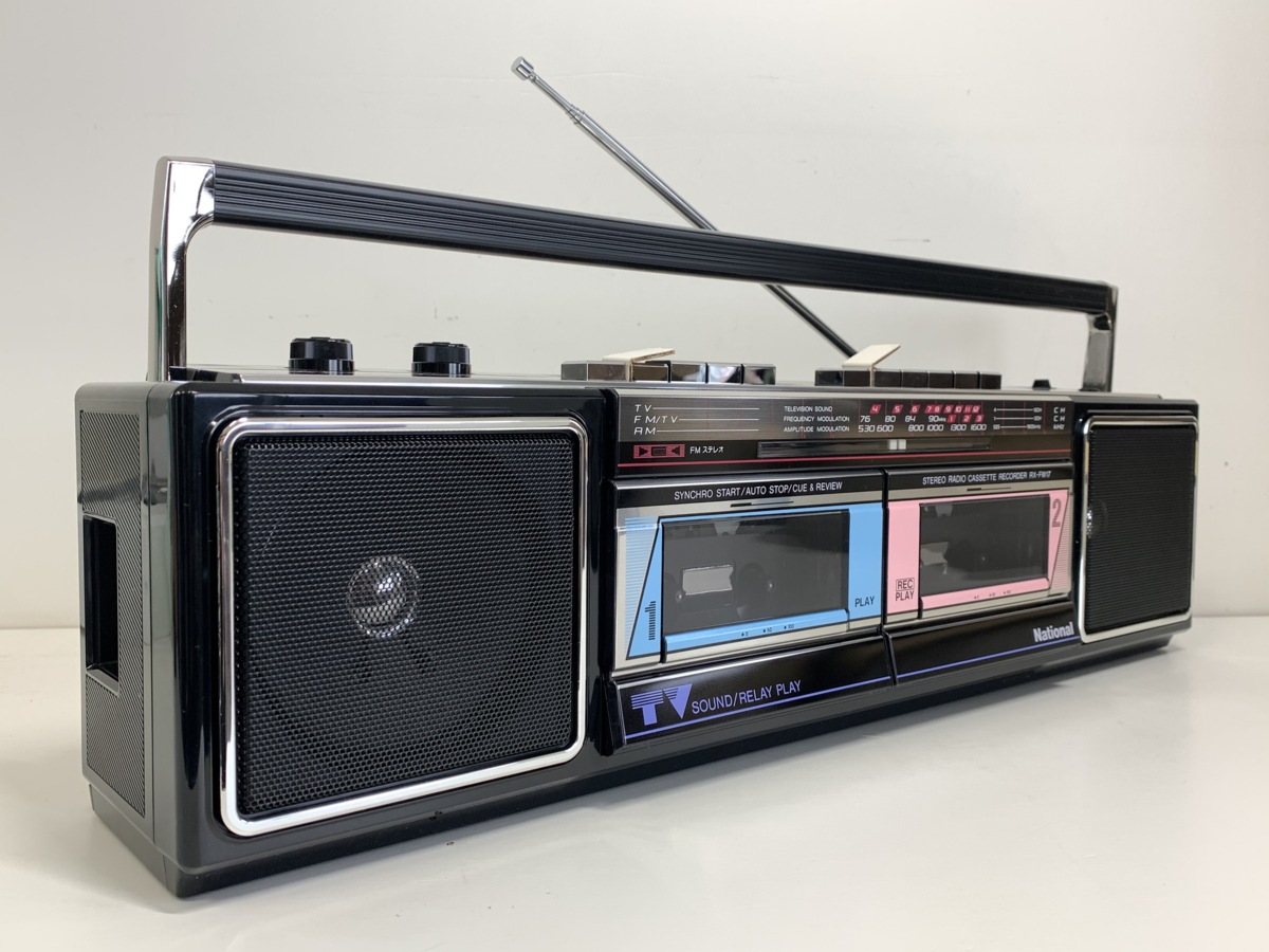 ナショナル RX-F40 旅カセ ラジオカセットレコーダー☆ジャンク 昭和