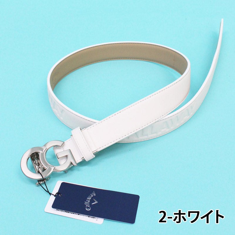 Callaway キャロウェイアパレル メンズ ベルト CGバックルロゴ ゴルフ