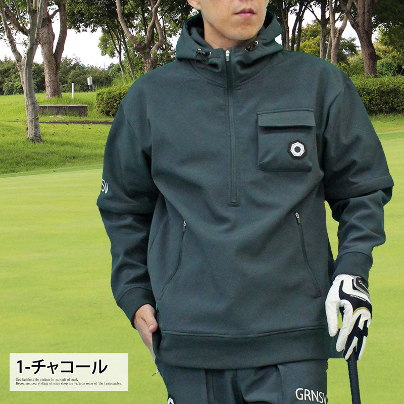 ゴルフジャケット メンズ ゴルフウェア スニードジャック フード