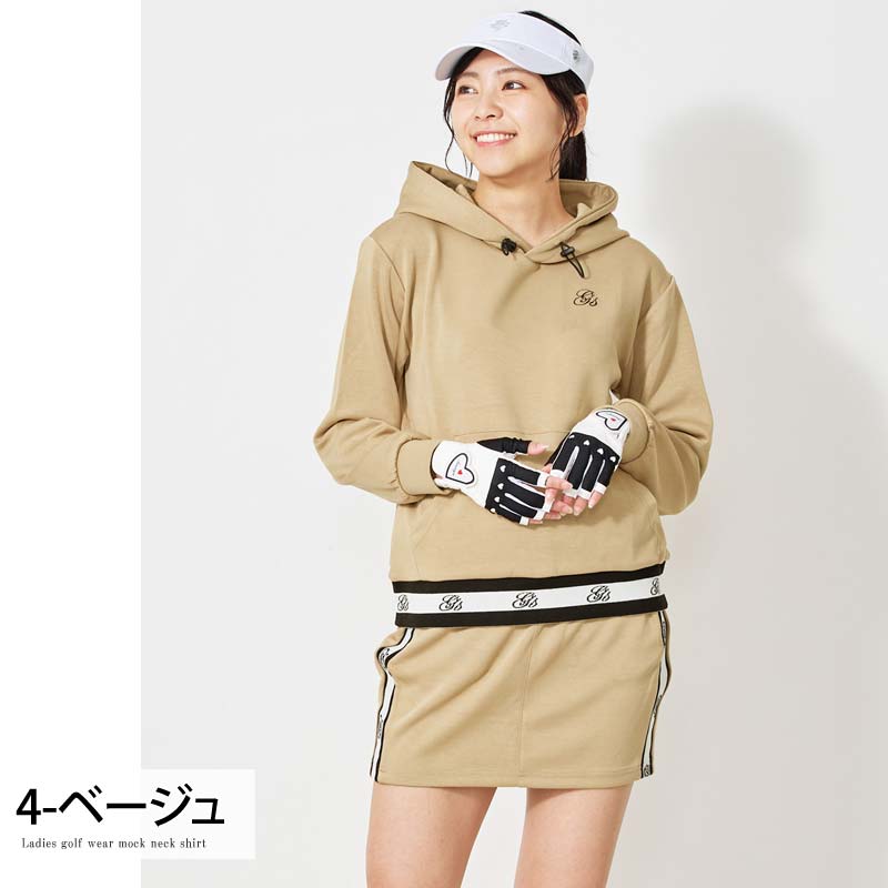 gs GOLF ゴルフウェア レディース 上下セットアップ スウェット