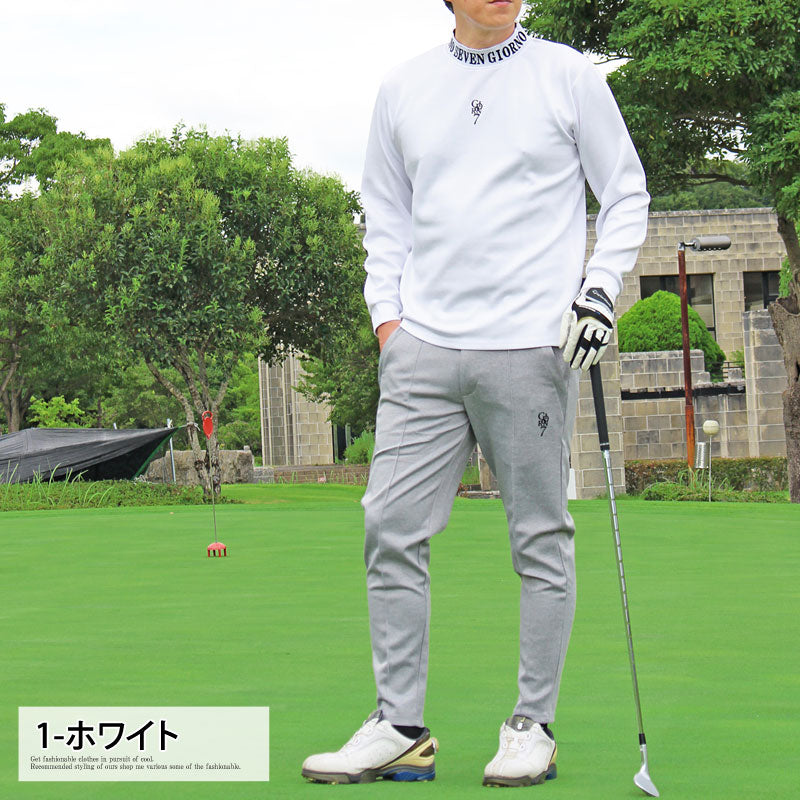 GIORNO SEVEN ジョルノセブン モックネック ゴルフウェア メンズ