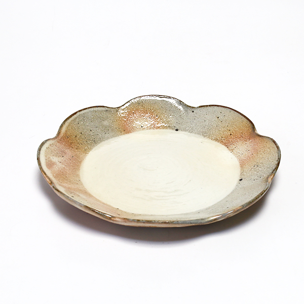 うるま陶器 4寸皿 やちむん ブルー プレート お皿 取皿 和食器 焼き物