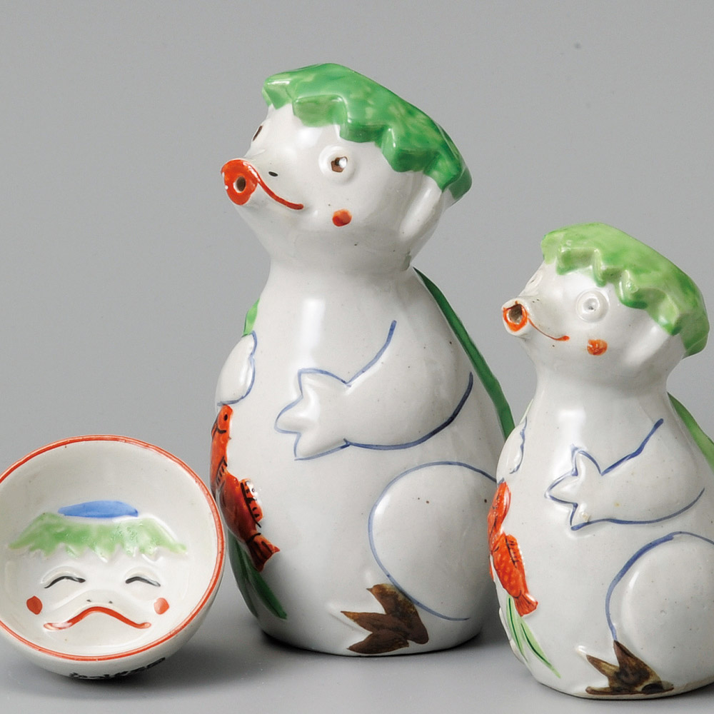 河童2号徳利 品番:48531-101 | 陶里(TORI)-業務用食器カタログ