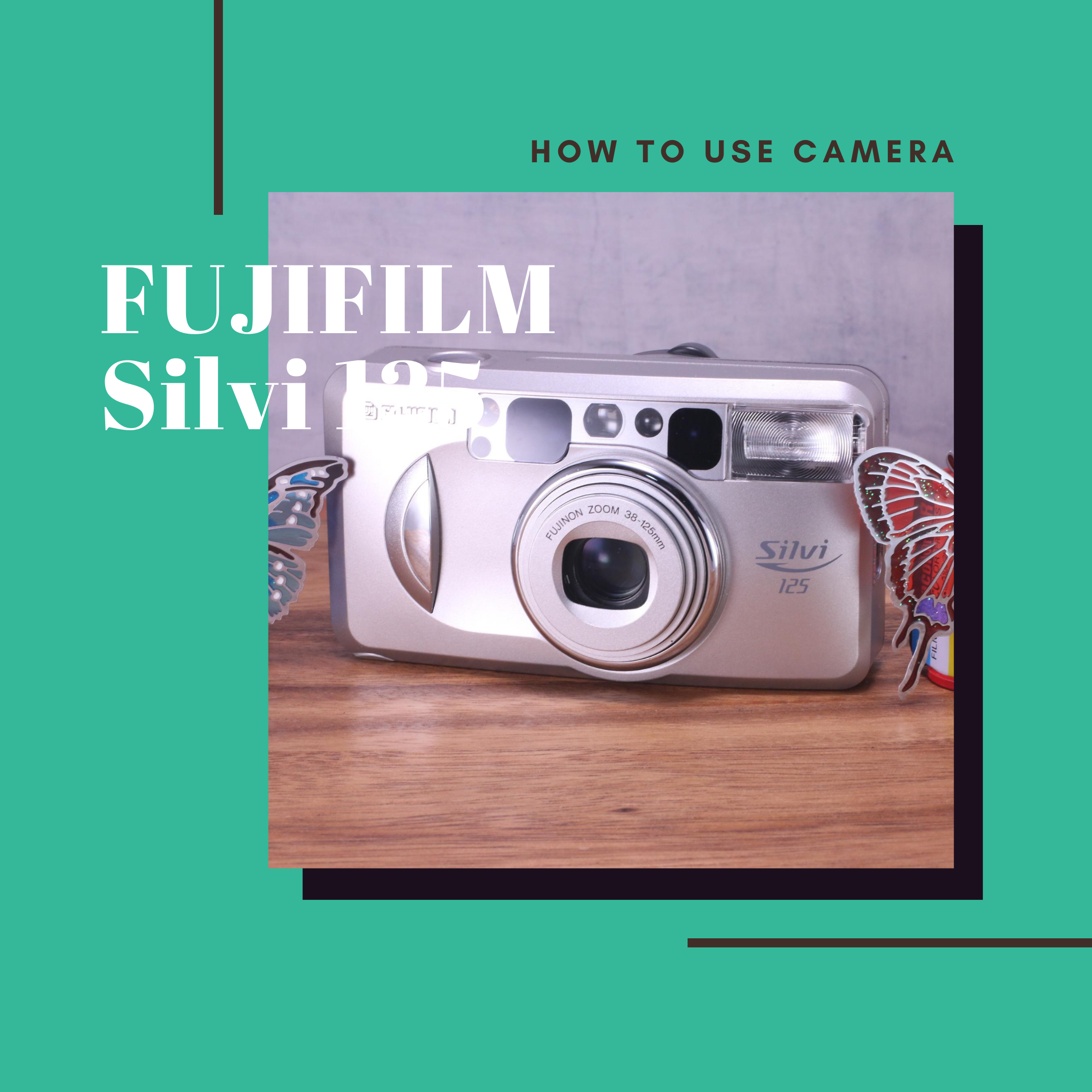 FUJIFILM Silvi 125 の使い方 | Totte Me Camera