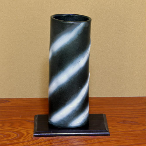 楽天市場】信楽焼 花器 黒陶渦潮 生花 池坊 立花 小原流 生け花 在庫数