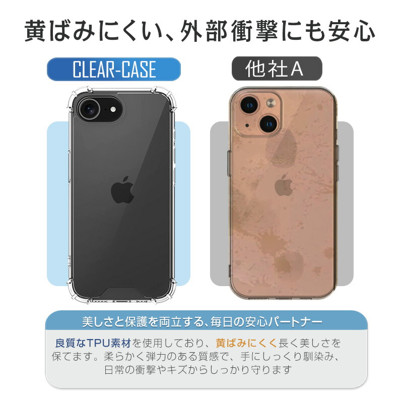 楽天市場】【 ガラスフィルム 付き】iphone16e ケース magsafe クリア